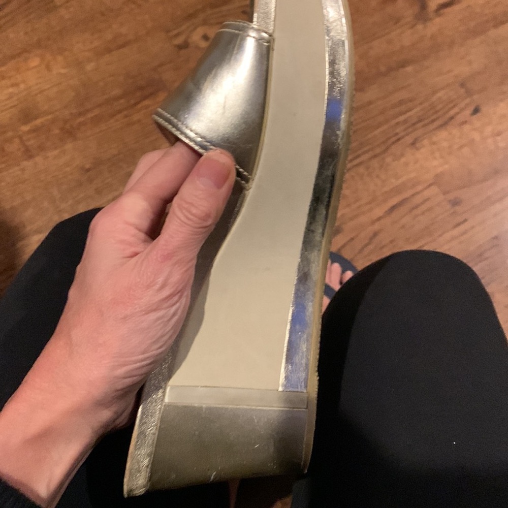 Gold Prada slip on wedges size 38 - Picture 12 of 12